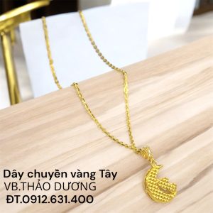 Dây chuyền vàng tây