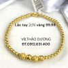 Lắc tay 2chỉ vàng 99.99