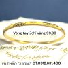 Vòng tay 3chỉ vàng 99.99